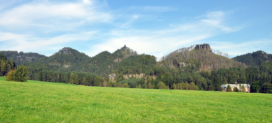 Sandstein in der N�he von Dittersbach